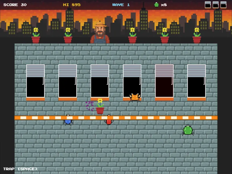 Screenshot of PotShot Panic