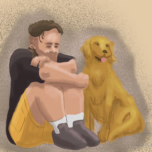 A Dog’s Love #procreatepainting #procreate