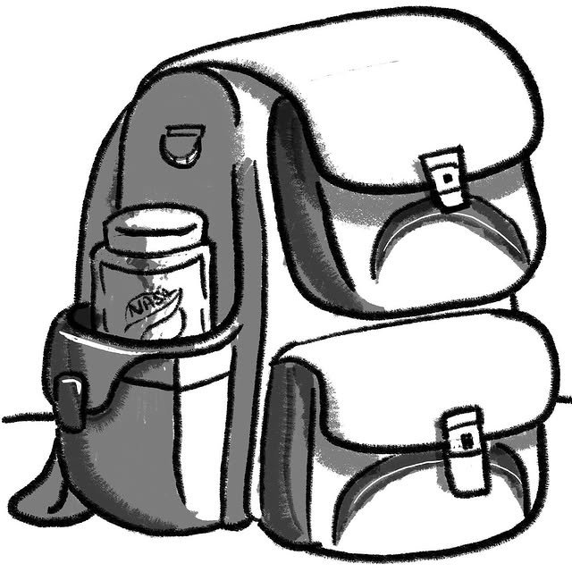 #Inktober 2024 - Day 1 - Backpack