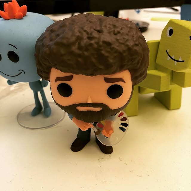 Channeling my inner Bob Ross today... staying cool and collected, and creating amazing things.